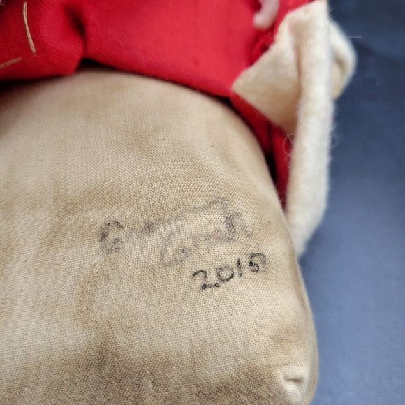 Handmade Rustic Primitive Cloth Santa Christmas Decoration Country Farmhouse - Picture 7 of 12